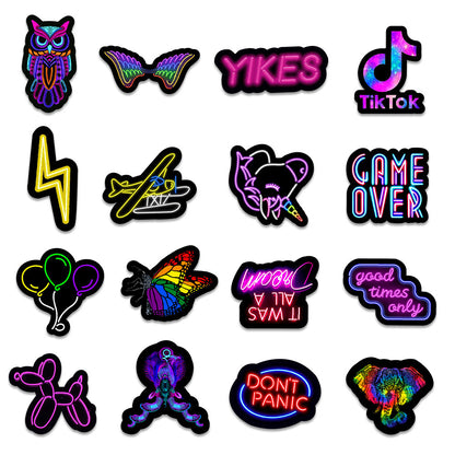 50 neue Neon Aufkleber Auto Dekoration Sticker